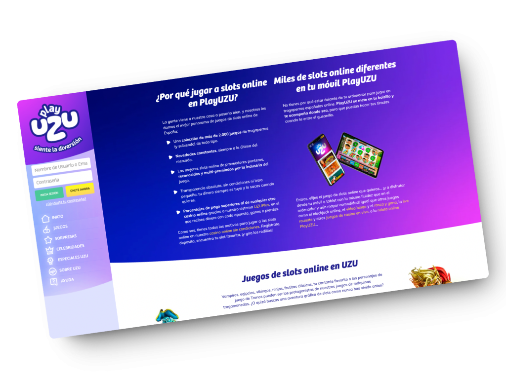mejores slots playuzu