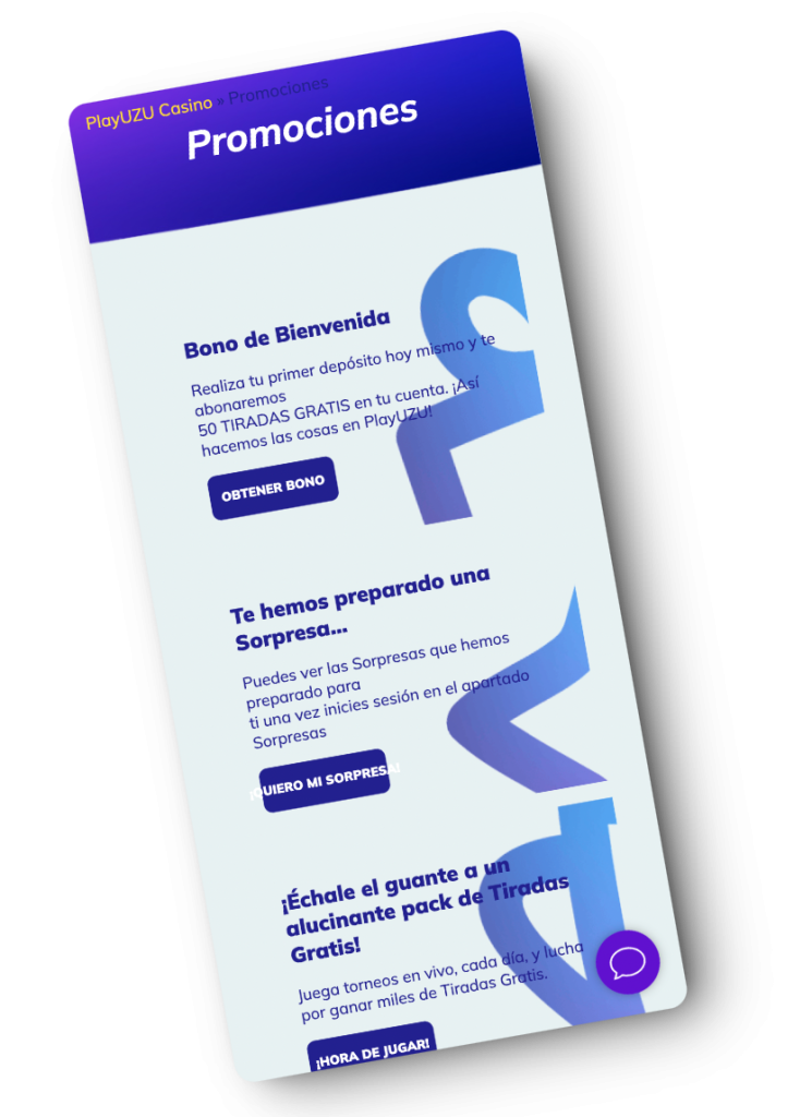 playuzu código promocional sin depósito