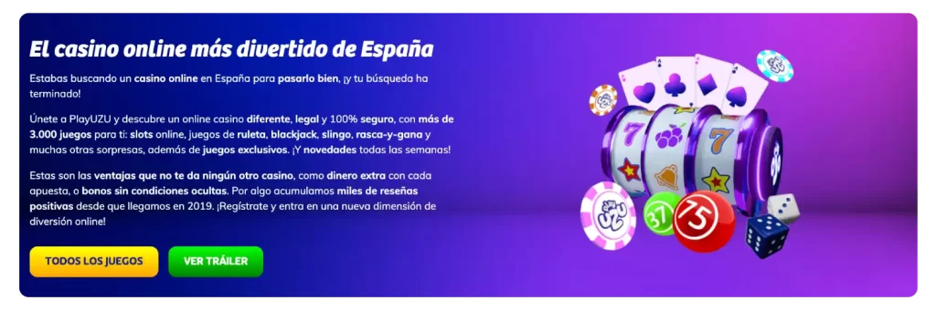 PlayUZU tiradas gratis